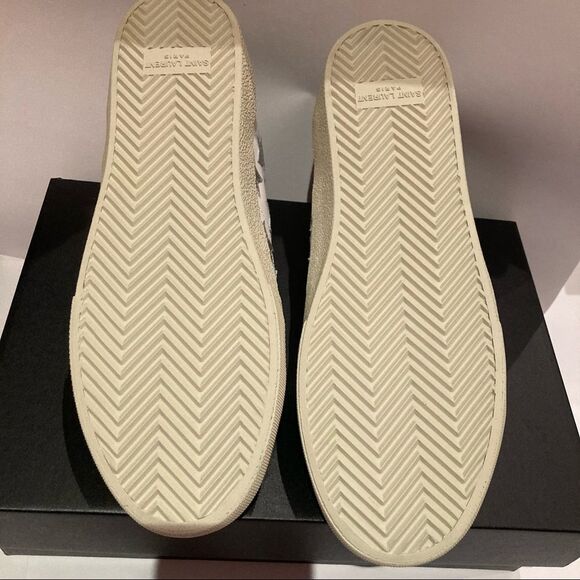 Saint Laurent Womans Silver Star Sneaker Size 38.5 / US 8.5 - Picture 8 of 14